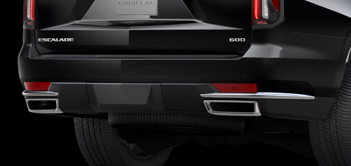 Tu camioneta de lujo, Cadillac Escalade 2024 cuenta con doble escape con borde de galvano